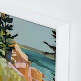 "Coast Office I" - Art Print in Ocean by Jess Franks - Frame Close-up