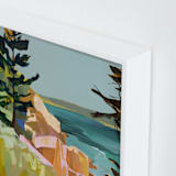 "Coast Office I" - Art Print in Ocean by Jess Franks - Frame Close-up