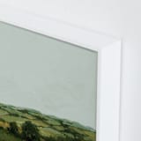 "Meadows" - Art Print in Fields by Wendy Keller - Frame Close-up