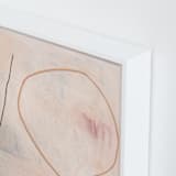 "When All Is Said & Done 2" - Art Print in Sandpaper by Keren Toledano - Frame Close-up