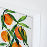 "Tangerine" - Art Print in Tangerine by Alexandra Dzh - Frame Close-up