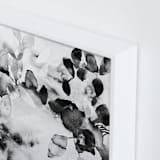 "Flora in B+W" - Art Print in Black and White by Marta Spendowska - Frame Close-up