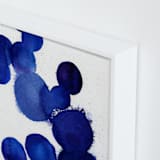 "Lula" - Art Print in Royal Blue by Parima Studio - Frame Close-up