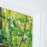 "Green forest" - Art Print in Apple green by Alexandra Dzh - Frame Close-up