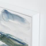 "ocean landscape" - Art Print in sea green by Kelly Witmer - Frame Close-up