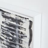 "Veil Dissolving" - Art Print in Black by Misty Hughes - Frame Close-up