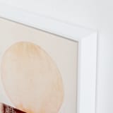 "Stoic 012" - Art Print in Sunrise Umber by jinseikou - Frame Close-up