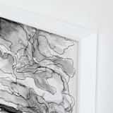"Kansas" - Art Print in Black & White by Stephanie Nowotarski - Frame Close-up