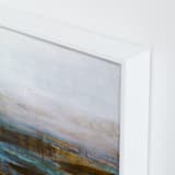 "Tranquil Pools" - Art Print in Aqua by Melissa Marquardt - Frame Close-up