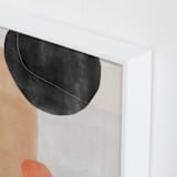 "Journey 04" - Art Print in Burnt Sienna by WeArt - Frame Close-up