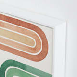 "Double Rainbow" - Art Print in Desert by Pink House Press - Frame Close-up