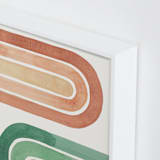 "Double Rainbow" - Art Print in Desert by Pink House Press - Frame Close-up