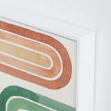 "Double Rainbow" - Art Print in Desert by Pink House Press - Frame Close-up