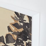 "Young Fig" - Art Print in Cream by Laura Condouris - Frame Close-up