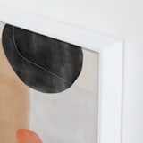 "Journey 04" - Art Print in Burnt Sienna by WeArt - Frame Close-up