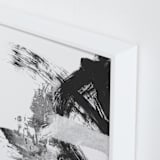 "Blackbird Chain" - Art Print in Black by Misty Hughes - Frame Close-up