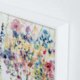 "Wildflowers" - Art Print in rose by Lindsay Megahed - Frame Close-up
