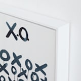 "XO Sol" - Art Print in Smoky Black by Michelle Owenby Design - Frame Close-up
