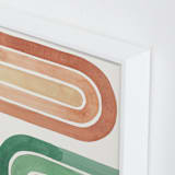 "Double Rainbow" - Art Print in Desert by Pink House Press - Frame Close-up