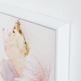 "Delicate" - Art Print in blush pink by Sarah McInroe - Frame Close-up