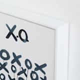 "XO Sol" - Art Print in Smoky Black by Michelle Owenby Design - Frame Close-up