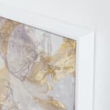 "Soft Shimmer No. 2" - Art Print in Soft Lavender Gold by Julia Contacessi - Frame Close-up