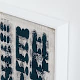 "Domino Effect" - Art Print in Deep Sea by Lorent and Leif - Frame Close-up