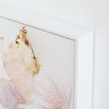 "Delicate" - Art Print in blush pink by Sarah McInroe - Frame Close-up