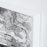 "Kansas" - Art Print in Black & White by Stephanie Nowotarski - Frame Close-up