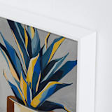 "Get To The Point" - Art Print in Southwest Blue by Marla Beyer - Frame Close-up