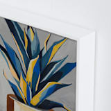 "Get To The Point" - Art Print in Southwest Blue by Marla Beyer - Frame Close-up
