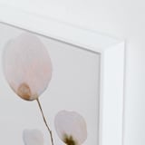"Mokuren03" - Art Print in Pale Pink by jinseikou - Frame Close-up