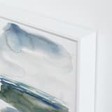 "ocean landscape" - Art Print in sea green by Kelly Witmer - Frame Close-up