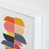 "summer totem" - Art Print in retro summer by Chris Rossi - Frame Close-up