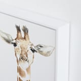 "Dapper Giraffe" - Art Print in Giraffe by Kristin Dills - Frame Close-up