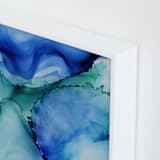 "shibori dreams" - Art Print in Ocean by Marla Beyer - Frame Close-up