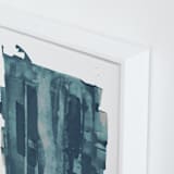 "Vestige" - Art Print in Lagoon by Lorent and Leif - Frame Close-up