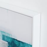 "Seawall" - Art Print in Surf by Karen Kaul - Frame Close-up