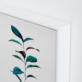 "Ruscus" - Art Print in Ivory by jinseikou - Frame Close-up