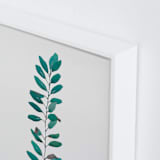 "Curry Tree" - Art Print in Ivory by jinseikou - Frame Close-up