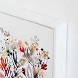 "Awakening 3" - Art Print in Rose by Sara Berrenson - Frame Close-up