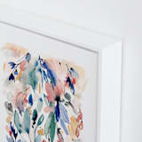 "Awakening" - Art Print in Peach by Sara Berrenson - Frame Close-up