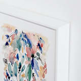 "Awakening" - Art Print in Peach by Sara Berrenson - Frame Close-up