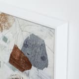 "In Time I" - Art Print in Spice by Jennifer Daily - Frame Close-up