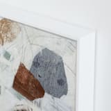 "In Time I" - Art Print in Spice by Jennifer Daily - Frame Close-up