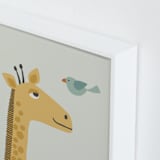 "My Jungle Friends 3" - Art Print in Golden by Anequ Studio - Frame Close-up