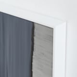 "Neutral Trio" - Art Print in Smokey Grey by Camille Pietrow - Frame Close-up