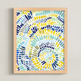 "Sun Drops 2" - Art Print in Multicolored by Holly Royval - Framed