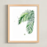 "Summer Palms" - Art Print in Palm Tree by Kelsey McNatt - Framed