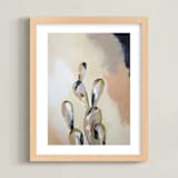 "Left it in Marfa" - Art Print in Peach by Kati Ramer - Framed